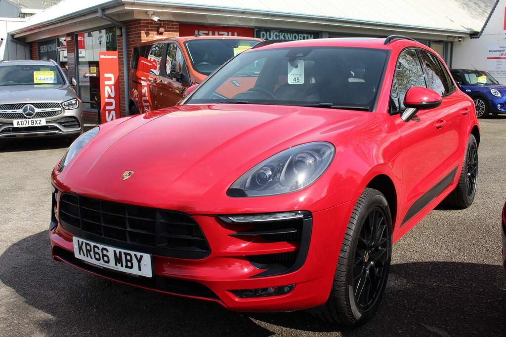 Compare Porsche Macan Macan Gts KR66MBY Red
