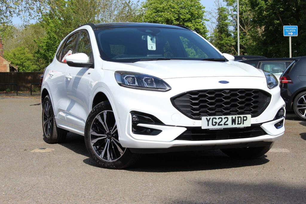 Compare Ford Kuga 2.5 Duratec 14.4Kwh St-line X Edition Cvt Euro 6 YG22WDP White