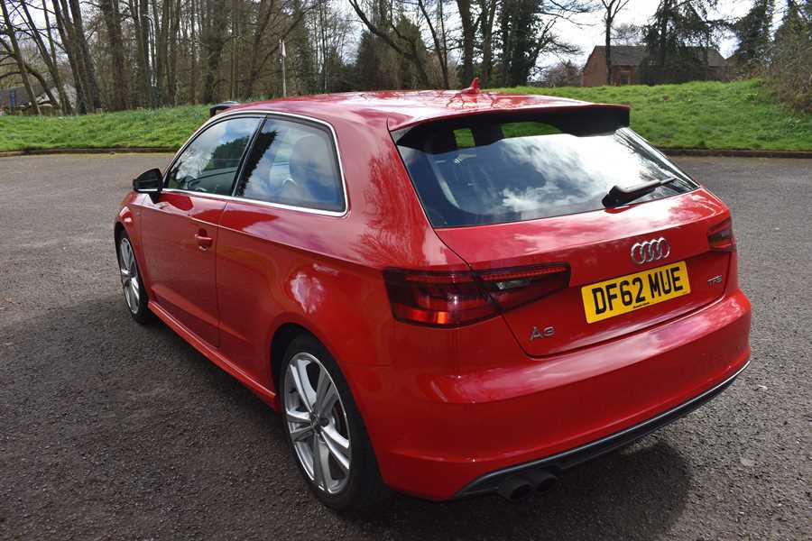 Compare Audi A3 Tfsi S Line Hatchback DF62MUE Red