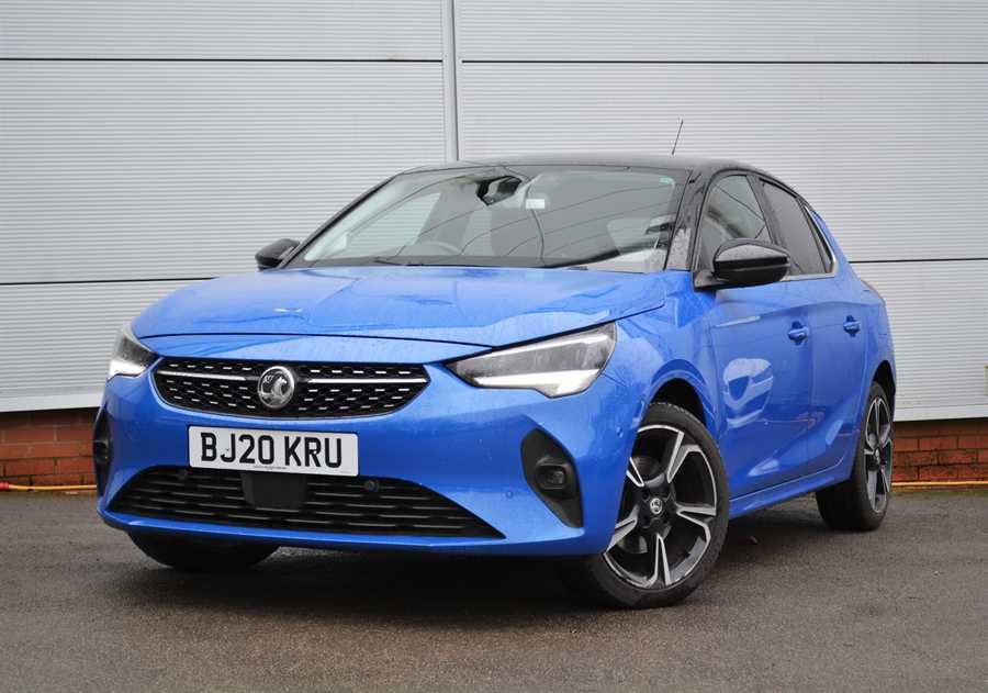 Compare Vauxhall Corsa Turbo Elite Nav Premium Hatchback BJ20KRU Blue