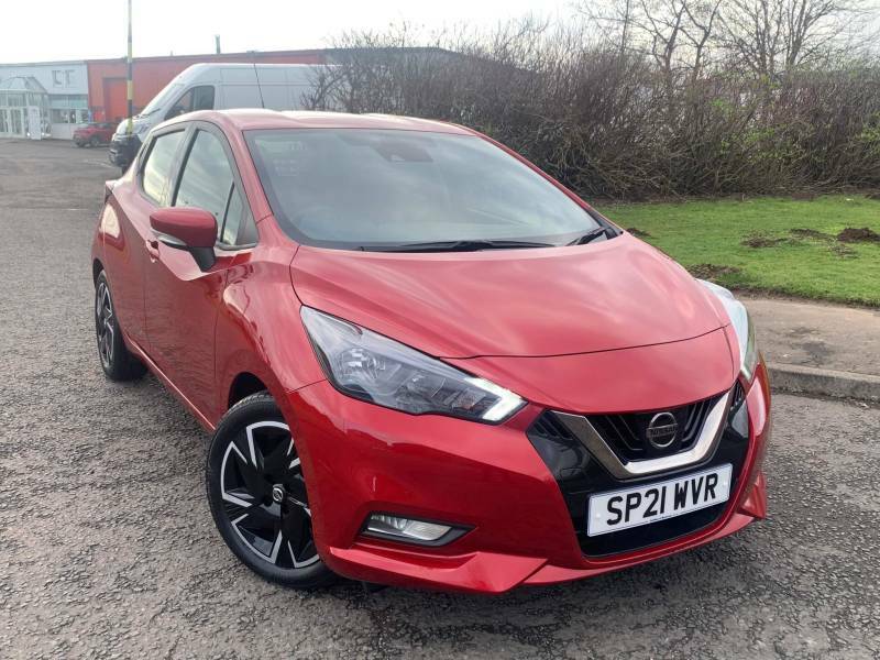 Compare Nissan Micra 1.0 Ig-t 92 Acenta SP21WVR Red