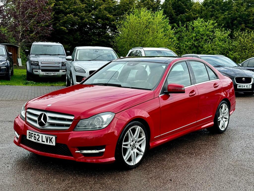 Compare Mercedes-Benz C Class Saloon 2.1 C250 Cdi Blueefficiency Amg Sport Plus BF62LVK Red