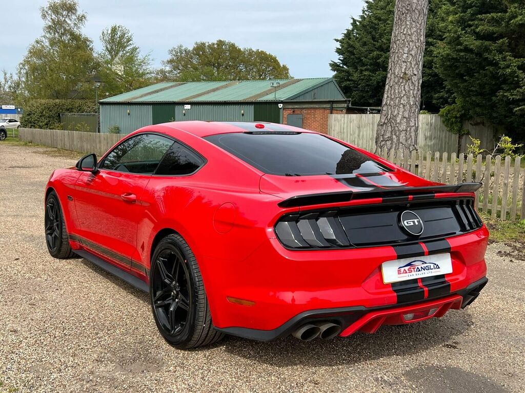 Compare Ford Mustang Coupe 5.0 V8 Gt Fastback Selshift Euro 6 2019 AD19UZN Red