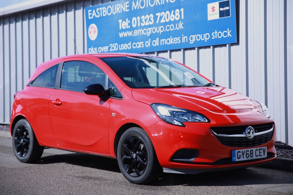 Compare Vauxhall Corsa 1.4 75 Sport Ac GY68CEV Red
