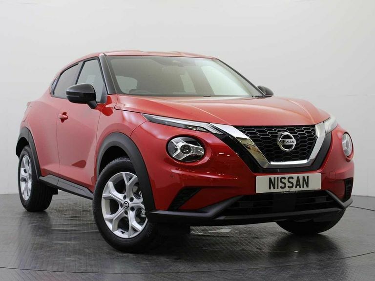 Compare Nissan Juke 1.0 Dig-t 114 N-connecta With Sat Nav And Rear Vie CF71RVC Red