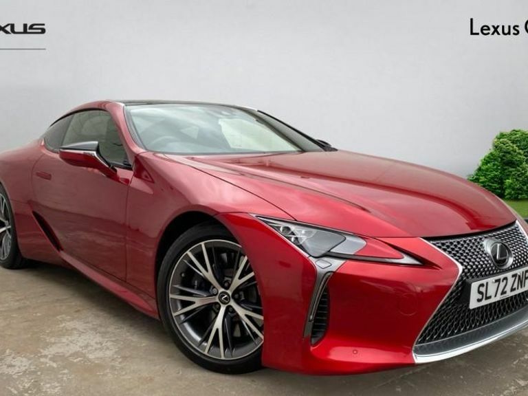 Compare Lexus LC Lc 500H SL72ZNP Red