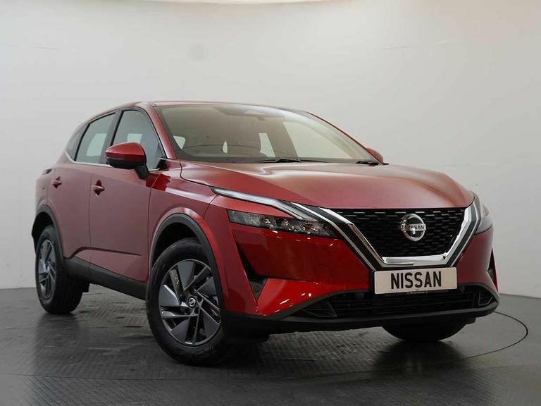 Compare Nissan Qashqai 1.3 Dig-t Mh 140 Acenta Premium With Rear View Cam SJ22TRX Red