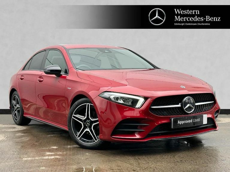 Compare Mercedes-Benz A Class 200D Amg Line Executive Edition SJ22AHX Red
