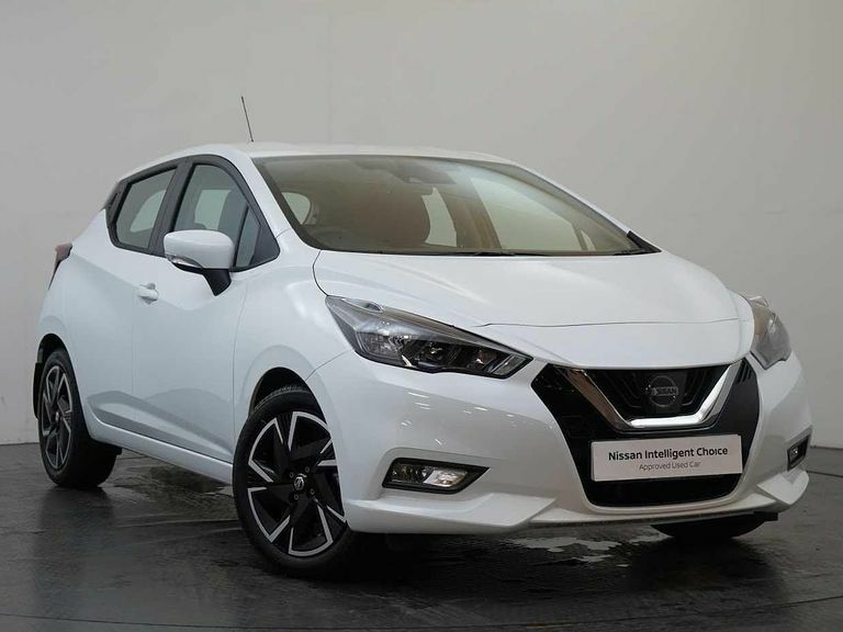 Compare Nissan Micra 1.0 Ig-t 92 Acenta With Air Con And Apple Androi SM71NYL White