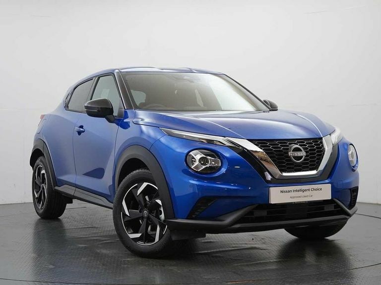 Compare Nissan Juke 1.0 Dig-t 114 N-connecta With Sat Nav And Rear Vie SL24NKZ Blue