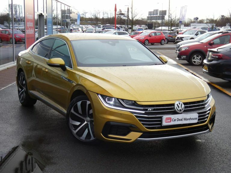 Compare Volkswagen Arteon 2.0 Tsi R-line Fastback Dsg 4Motion Euro 6 Ss 5 OW17CCY Yellow