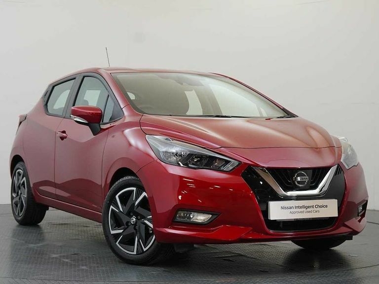 Compare Nissan Micra 1.0 Ig-t 92 Acenta With Convenience Pack Upgrade SR21LBL Red