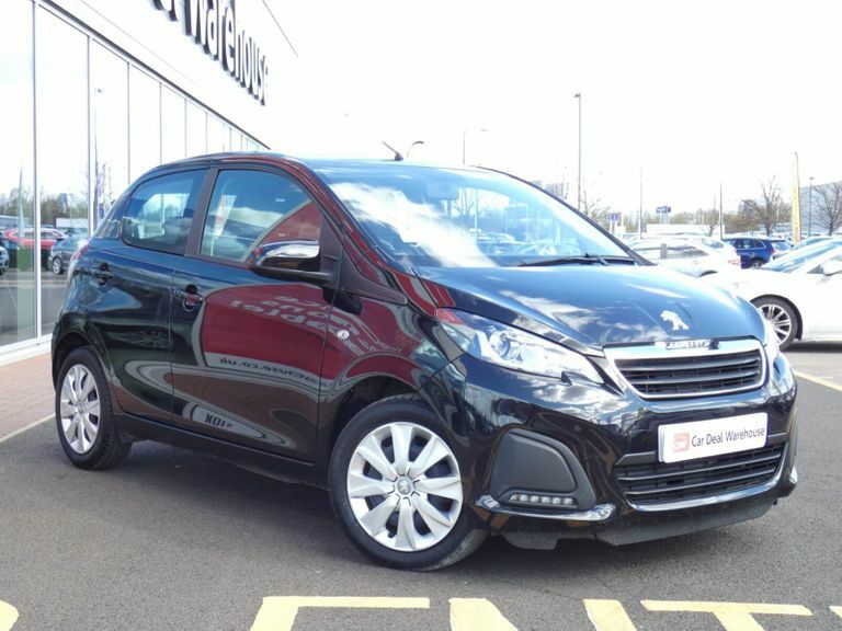 Compare Peugeot 108 1.0 Active Euro 6 Ss SK21DCB Black