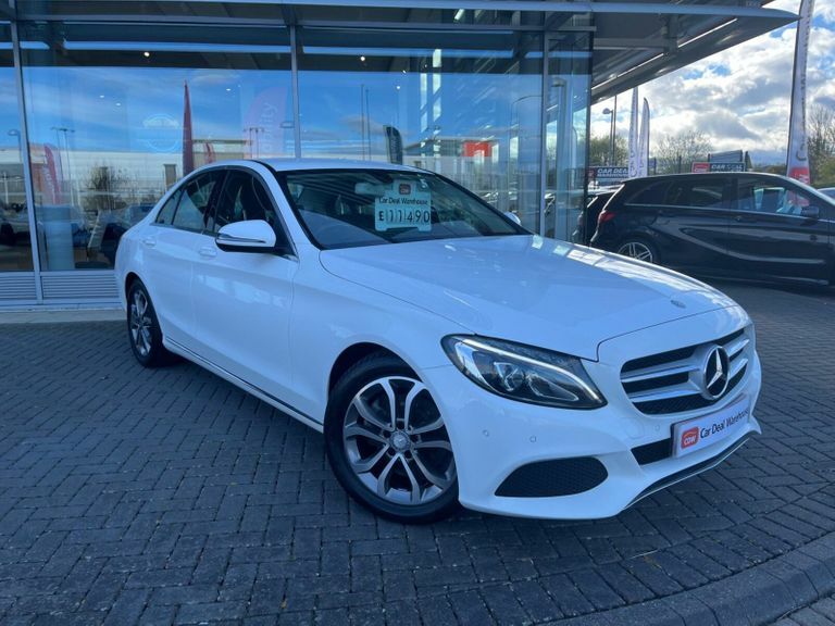 Compare Mercedes-Benz C Class 2.1 C220d Sport 7G-tronic Euro 6 Ss YH65NNJ White