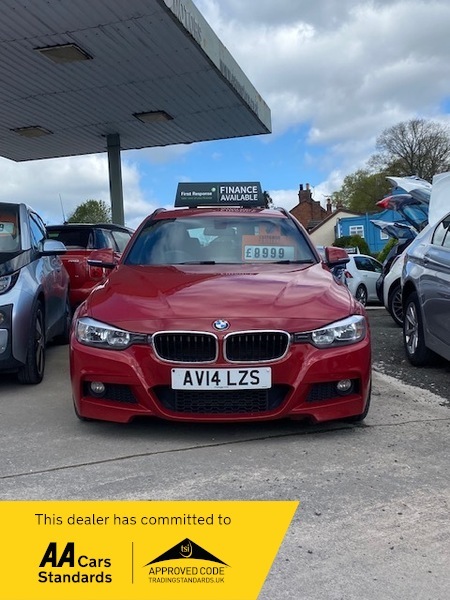 Compare BMW 3 Series 320D M Sport Touring- AV14LZS Red