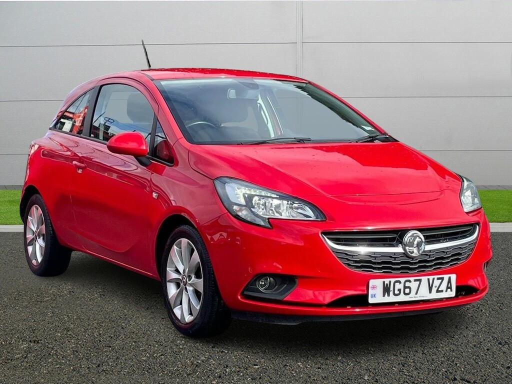 Compare Vauxhall Corsa Energy WG67VZA Red
