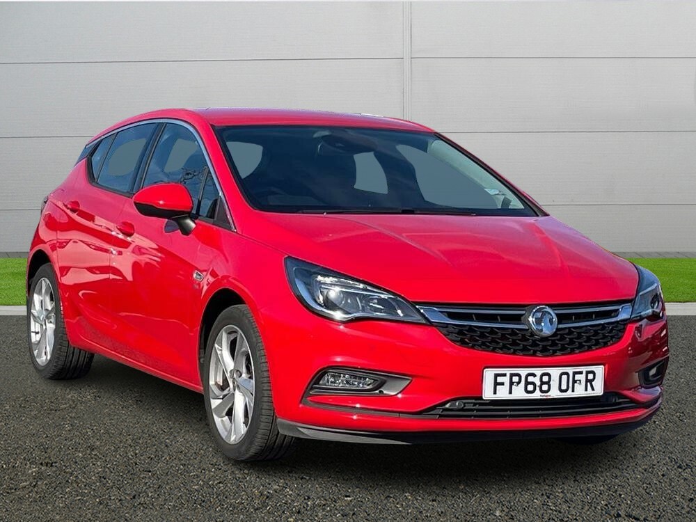 Compare Vauxhall Astra Sri FP68OFR Red