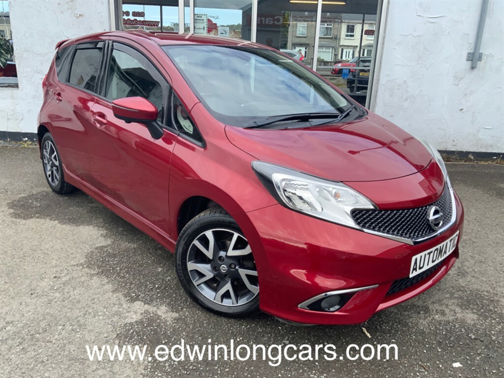 Compare Nissan Note 1.2 Dig-s Tekna Hatchback Xtron Euro 6 UHZ9201 Red