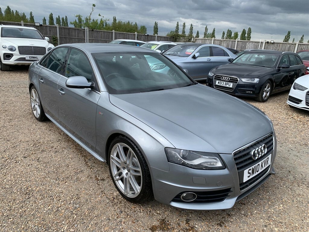 Compare Audi A4 2.0 Tdi S Line Special Edition Euro 5 Ss SW10KVR Grey