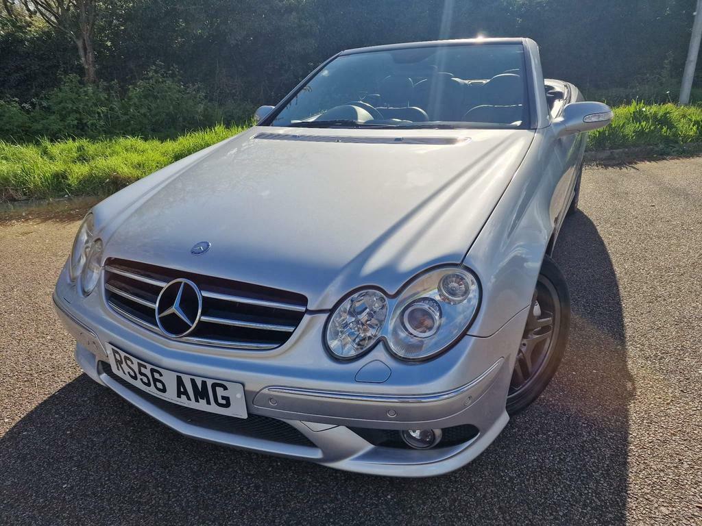 Compare Mercedes-Benz CLK 3.5 Clk350 Sport Cabriolet 7G-tronic RS56AMG Silver