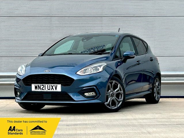 Compare Ford Fiesta 1.0 St-line Edition Mhev 124 Bhp WN21UXV Blue