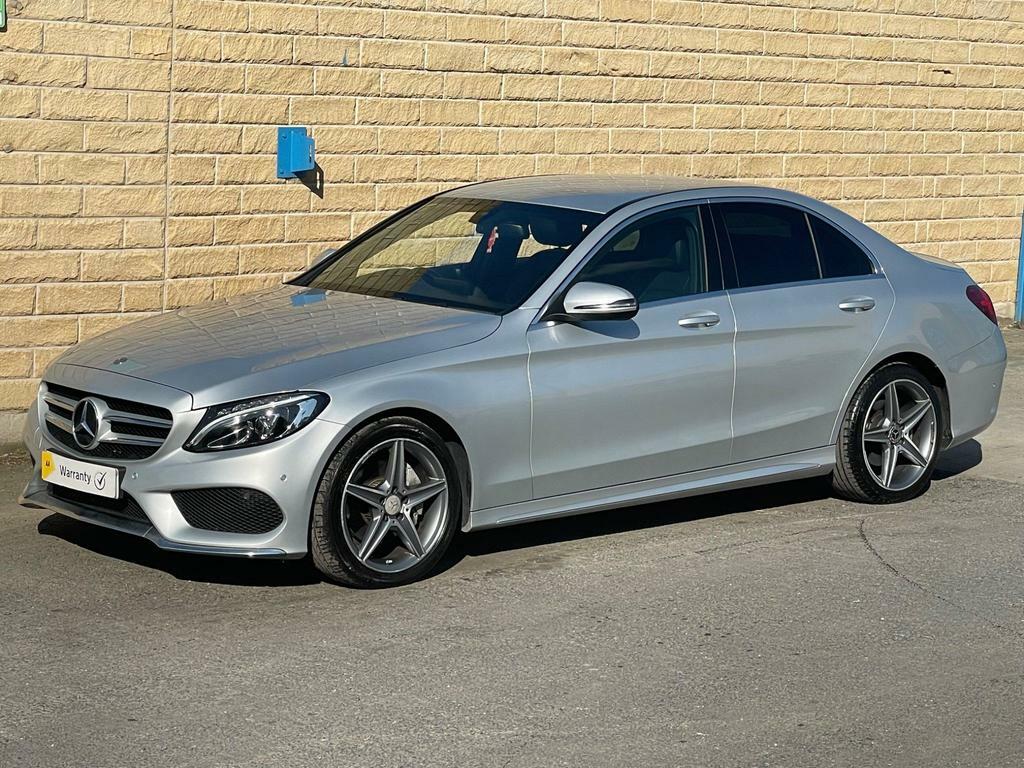 Compare Mercedes-Benz C Class 1.6 C200d Amg Line G-tronic Euro 6 Ss  Silver