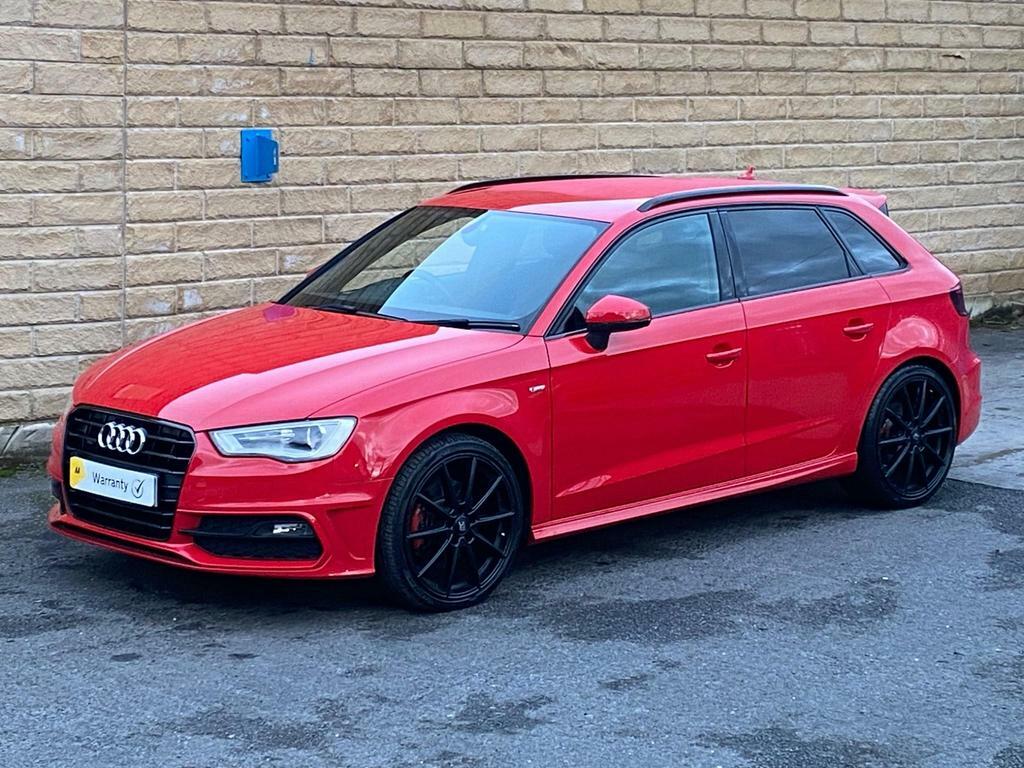Compare Audi A3 1.8 Tfsi S Line Sportback S Tronic Euro 5 Ss OV13TYY Red