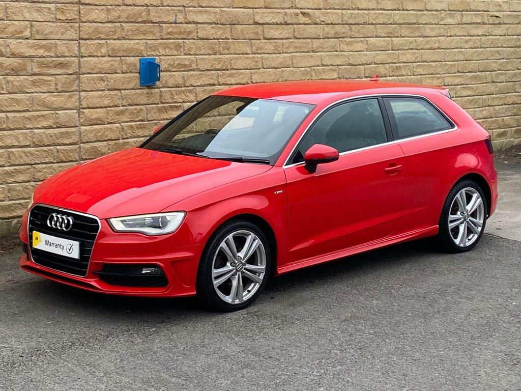 Audi A3 2.0 Tdi S Line S Tronic Quattro Euro 6 Ss Red #1