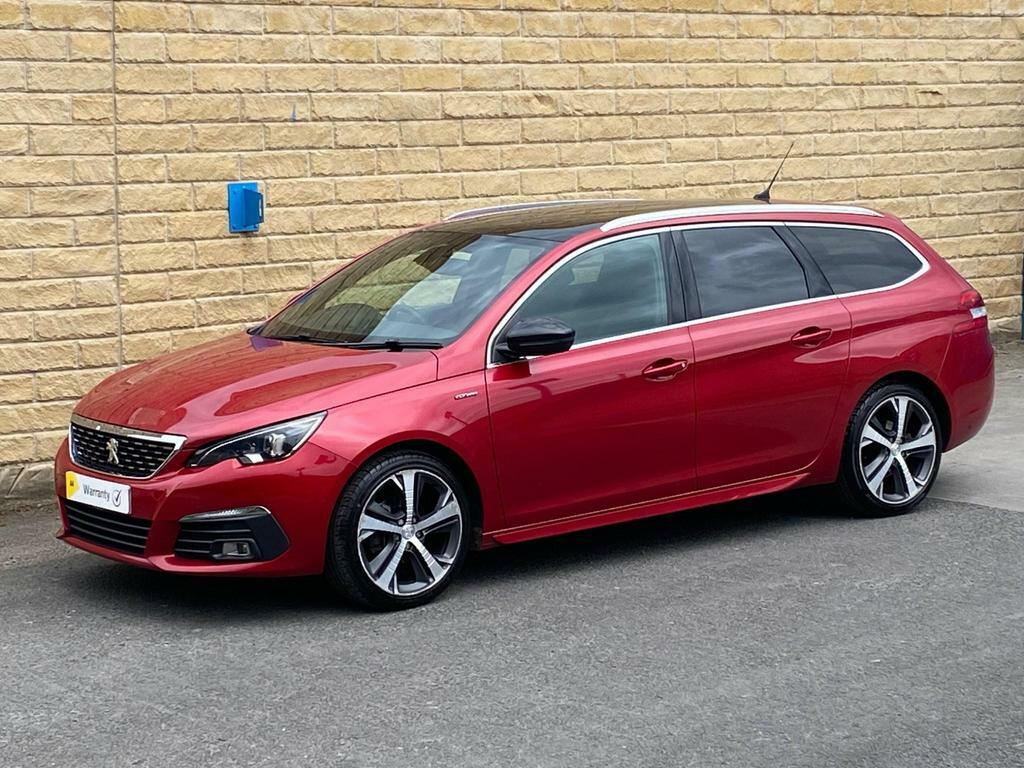 Peugeot 308 SW Sw 1.6 Bluehdi Gt Line Euro 6 Ss Red #1