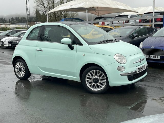 Compare Fiat 500 1.2 Lounge Edition, Door, 35 Yearly Road T SD15PVO Green