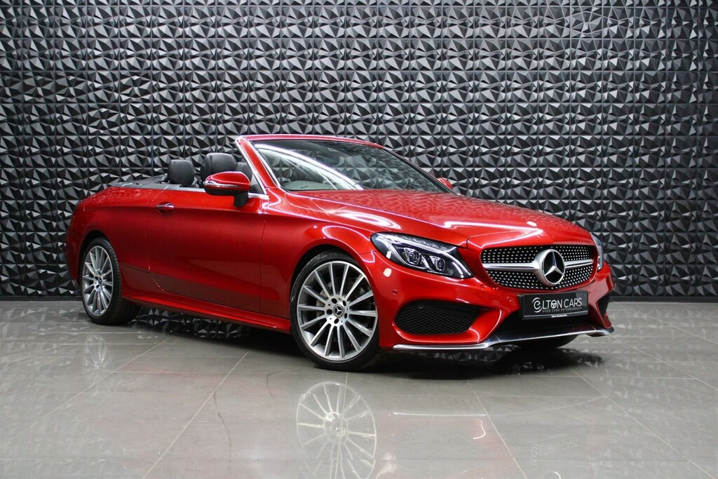 Mercedes-Benz C Class 2.1 D Amg Line Cabriolet G-tronic Euro 6 Ss Red #1
