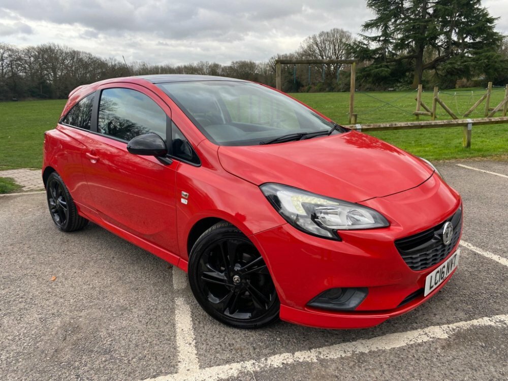Compare Vauxhall Corsa 1.4I Ecoflex Limited Edition Euro 6 LC16NVT Red