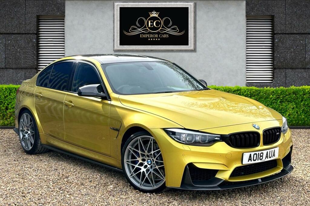 Compare BMW M3 Saloon 3.0 M3 Saloon Competition Package 201818 AO18AUA Yellow