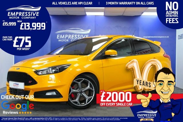 Compare Ford Focus St-3 WV17XUF Yellow