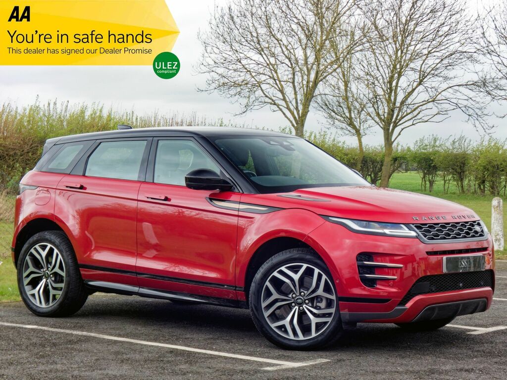 Compare Land Rover Range Rover Evoque 1.5 R-dynamic Hse 296 Bhp GY21ZXE Red