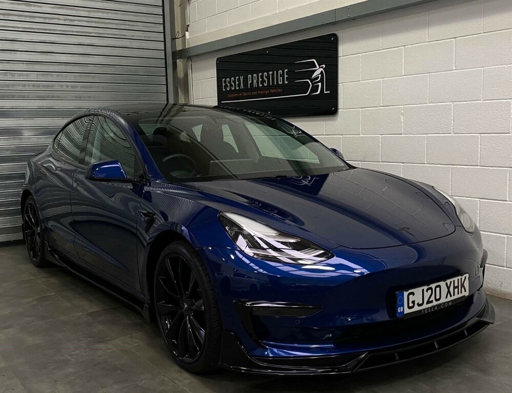 Compare Tesla Model 3 Performance Awd 4Wd GJ20XHK Blue
