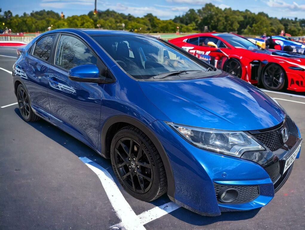 Honda Civic 1.8 I-vtec Sport Euro 6 Ss Blue #1