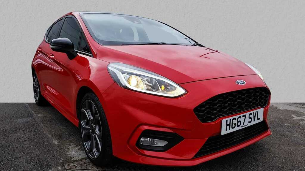 Compare Ford Fiesta 1.0 Ecoboost 140 St-line HG67SVL Red