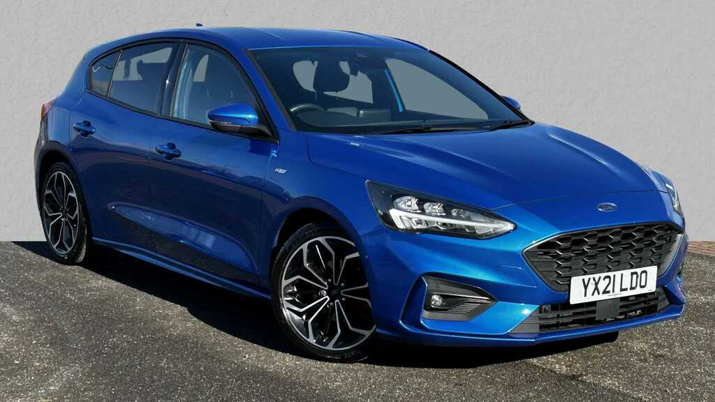 Compare Ford Focus 1.0 Ecoboost Hybrid Mhev 155 St-line X Edition YX21LDO Blue