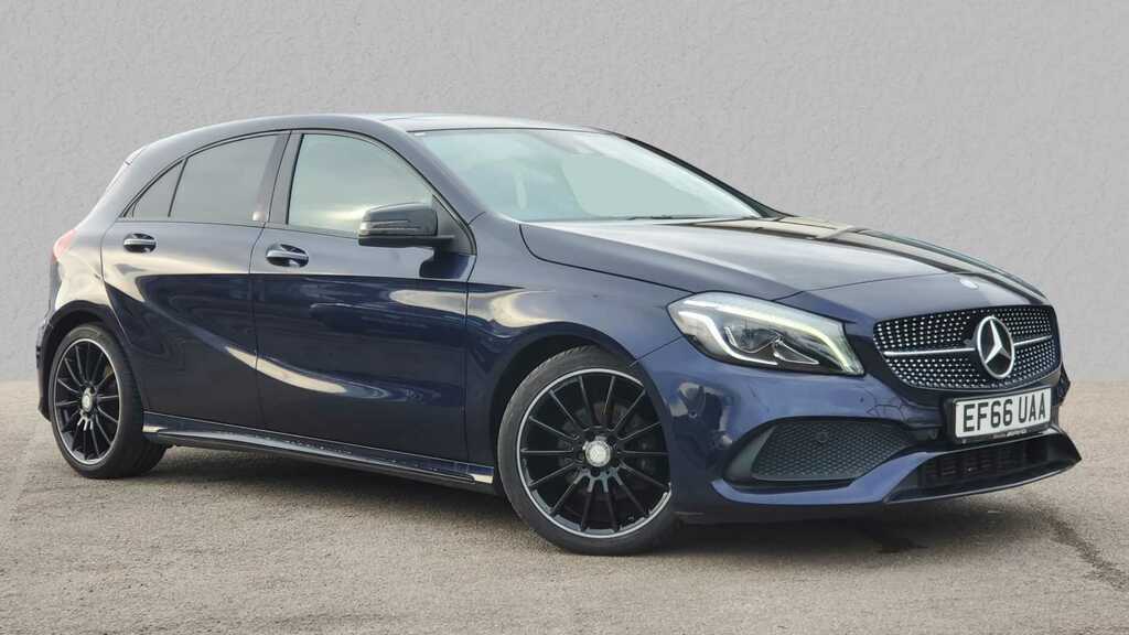 Compare Mercedes-Benz A Class A200d Amg Line Premium Plus EF66UAA Blue