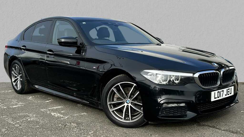 Compare BMW 5 Series 520D M Sport LD17JEU Black