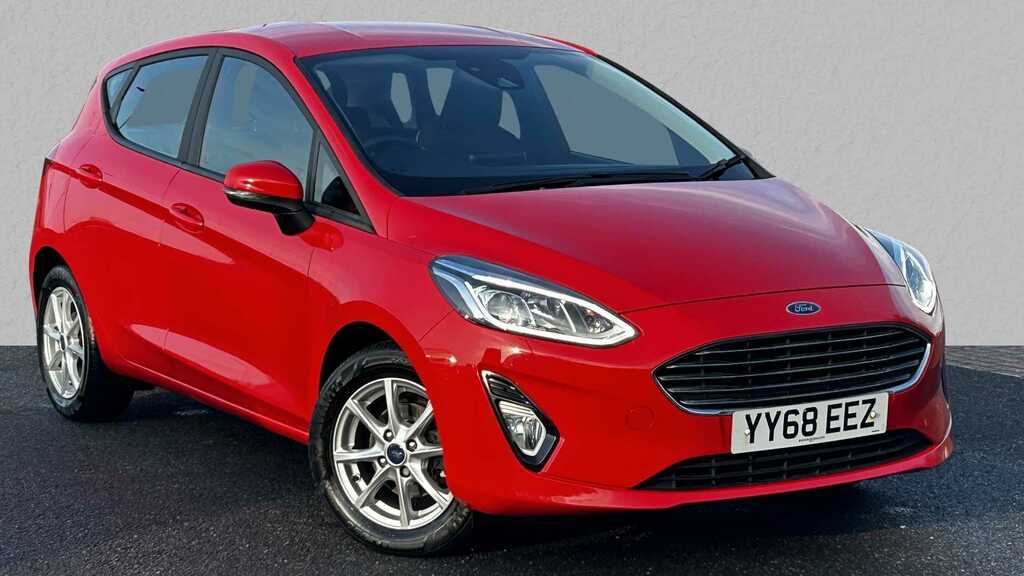 Compare Ford Fiesta 1.0 Ecoboost Zetec YY68EEZ Red