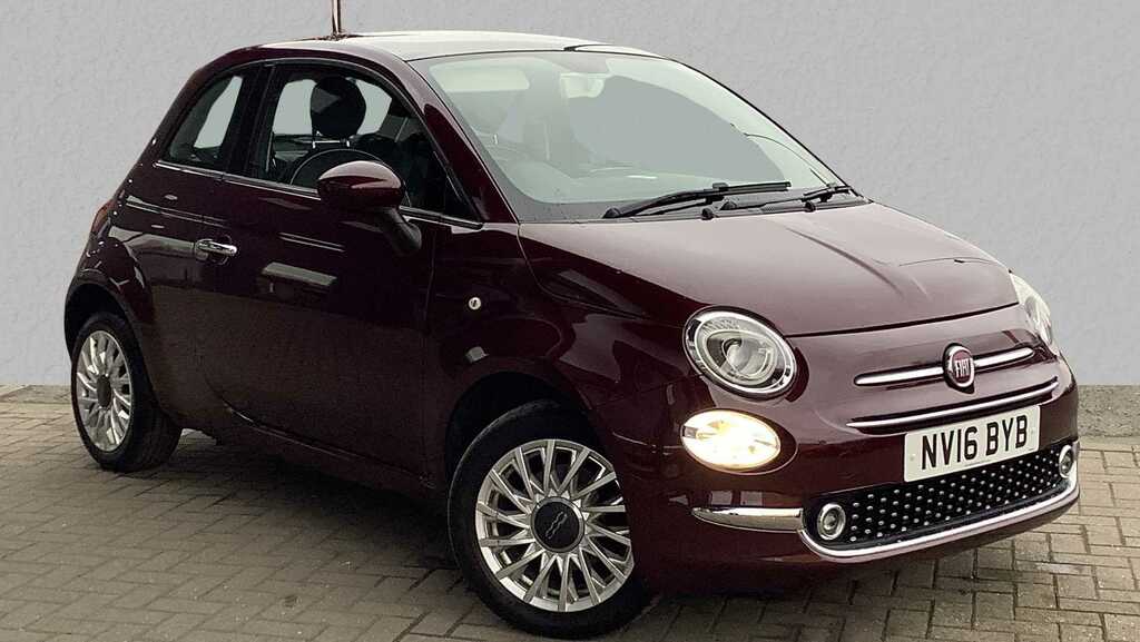 Compare Fiat 500 1.2 Lounge NV16BYB Red
