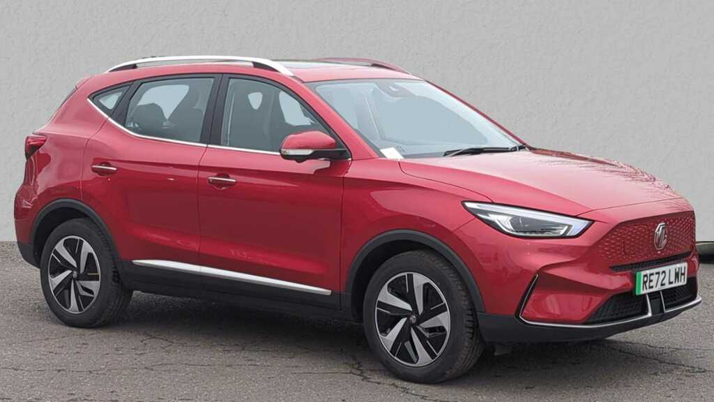 Compare MG ZS 130Kw Trophy Connect Ev 51Kwh RE72LWH Red