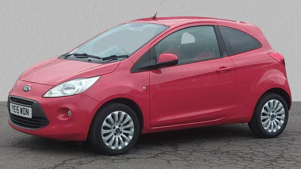 Compare Ford KA 1.2 Zetec Start Stop YE15WDN Red