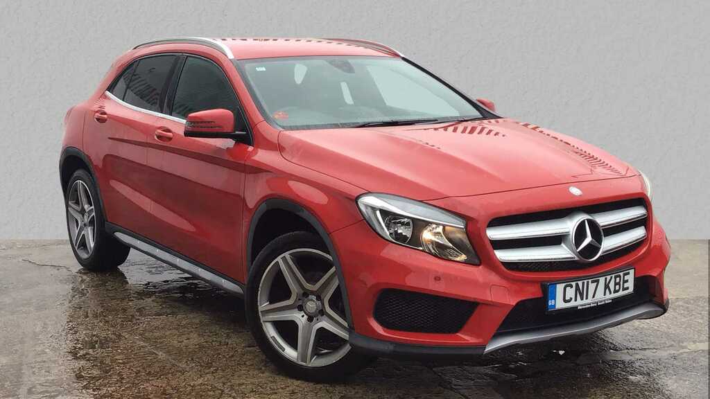 Compare Mercedes-Benz GLA Class 200D Amg Line Executive CN17KBE Red