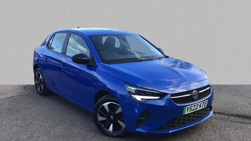 Compare Vauxhall Corsa-e 100Kw Se Premium 50Kwh 11Kwch YS22KTE Blue