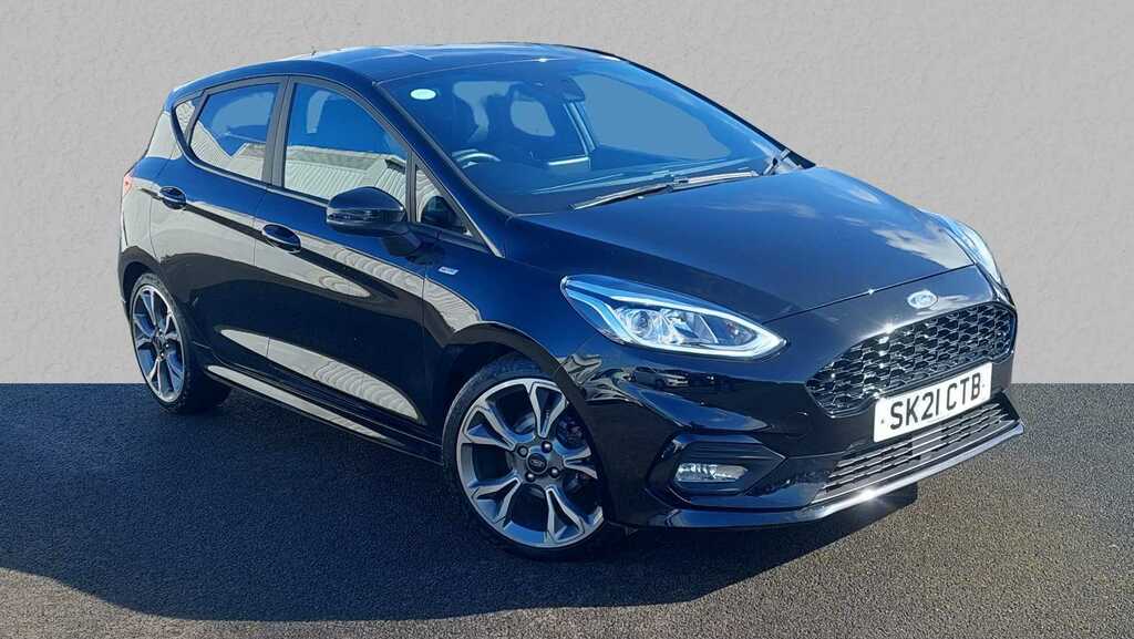 Compare Ford Fiesta 1.0 Ecoboost Hybrid Mhev 125 St-line X Edition SK21CTB Black