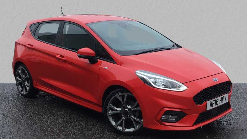Compare Ford Fiesta 1.0 Ecoboost 140 St-line WF18HPV Red