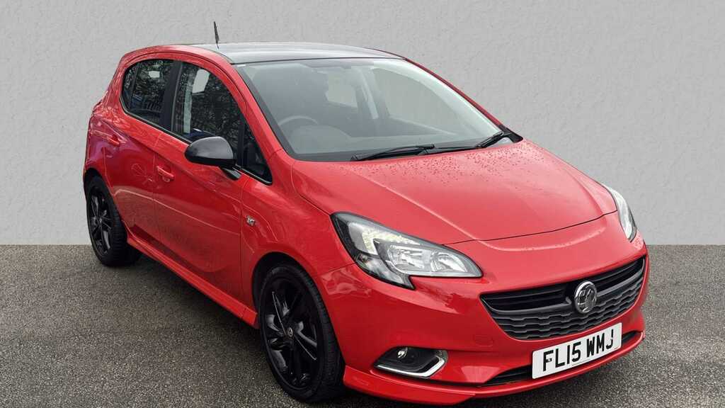 Compare Vauxhall Corsa 1.0T Ecoflex Limited Edition FL15WMJ Red